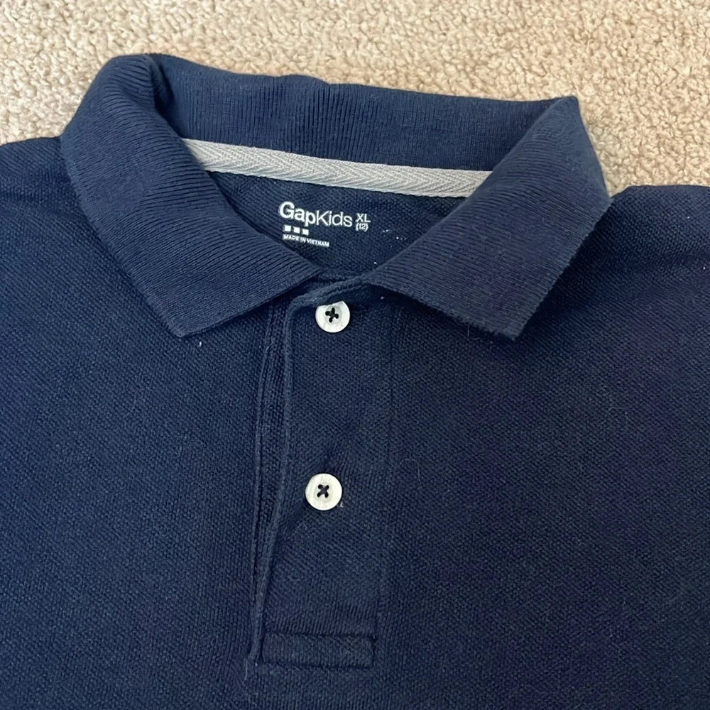 Gap Kids Uniform Polo Shirt in Navy Indigo Size XL 12